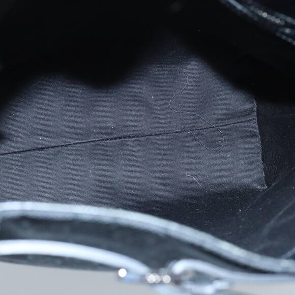 GUCCI GG Canvas Tote Bag Black Silver - Picture 15 of 16